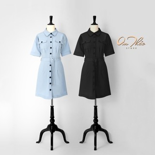 Đầm Vnxk TLM Sơ Mi Đai Eo, Chiếc Đầm Đi Làm, Tiệc Điều Sang Trọng, Thanh Lịch và Quyến Rũ