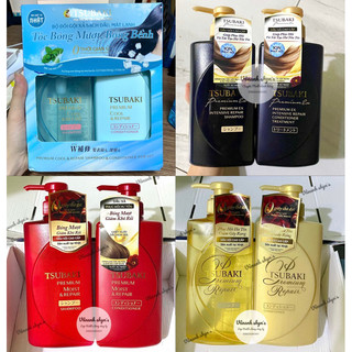Combo Gội Xả - Dầu Gội Tsubaki Premium Repair Tsubaki