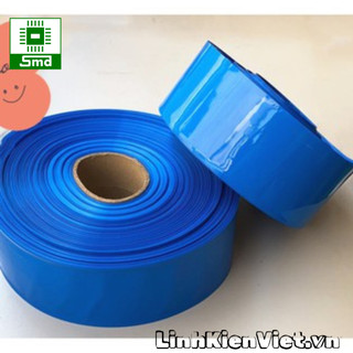 Màng co nhiệt pvc kích thước tùy chọn 30mm - 250mm gói 1 mét màng bọc pin lithium 18650 30mm 40mm 50mm 100mm 220mm 300mm