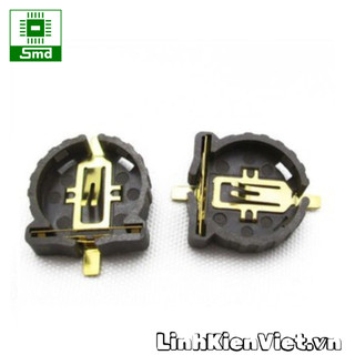 Đế pin cmos loại dán cr1220 3v mạ vàng, đế lắp pin cmos hàn mạch smd chuyên dụng pin cr1220
