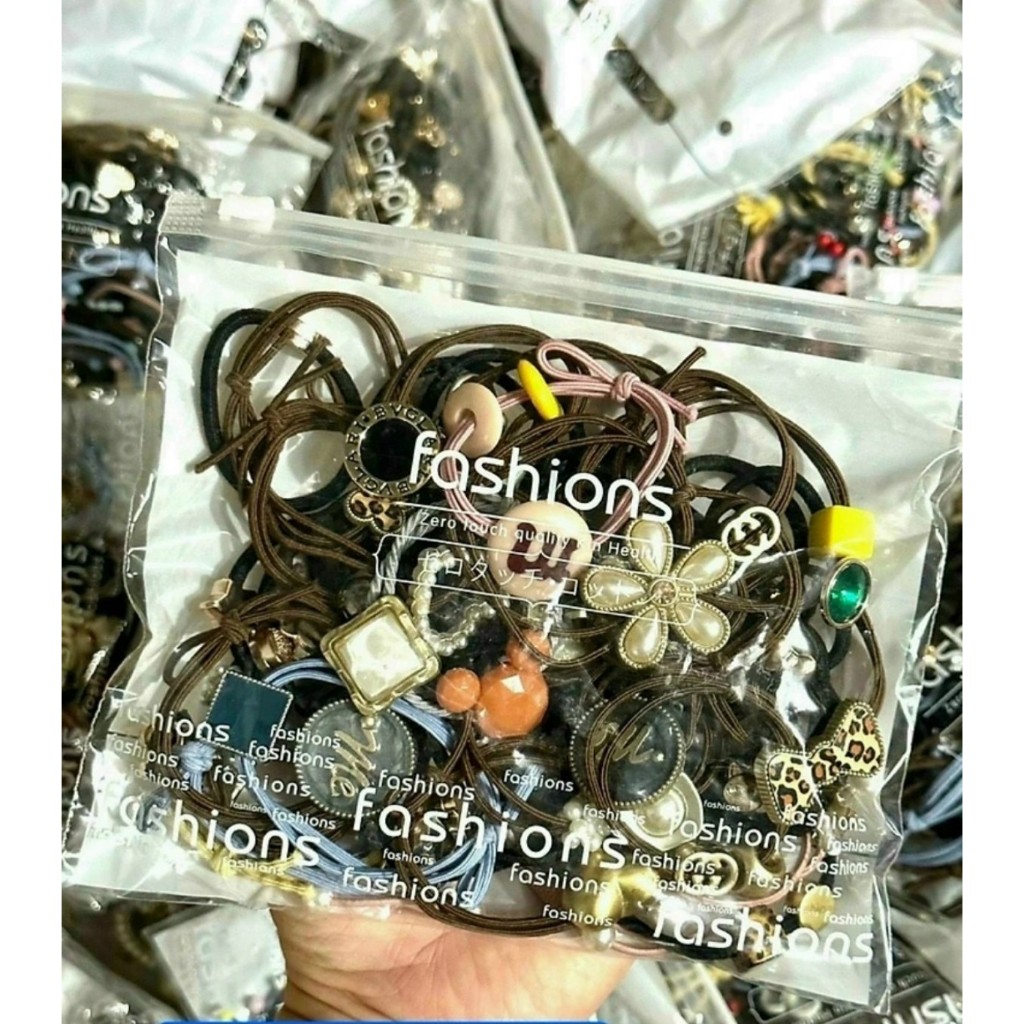 Set Túi dây buộc tóc 50 cái/túi