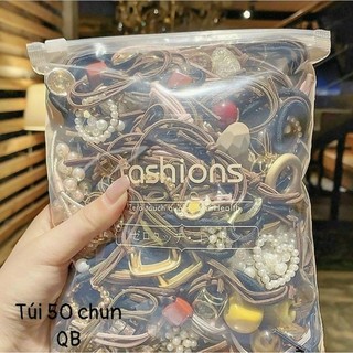 Set Túi dây buộc tóc 50 cái/túi