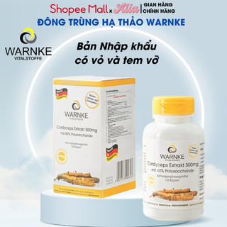 Viên Uống Đông Trùng Hạ Thảo Warnke Cordyceps Extrakt 500mg 120 viên của Đức | ALIA