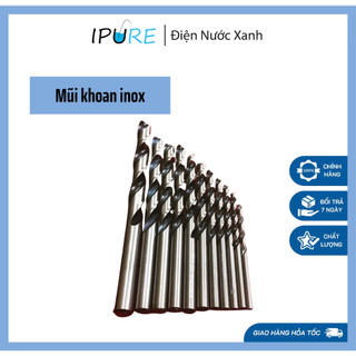 Mũi khoan sắt, mũi khoan inox 1.5mm - 5mm. inox chất lượng cao