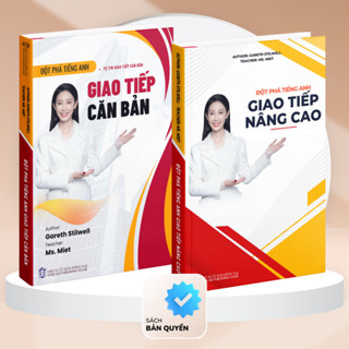 Combo 2 Sách Đột Phá Tiếng Anh Giao Tiếp Căn Bản Và Nâng Cao dành cho người mới bắt đầu- Smart English Official