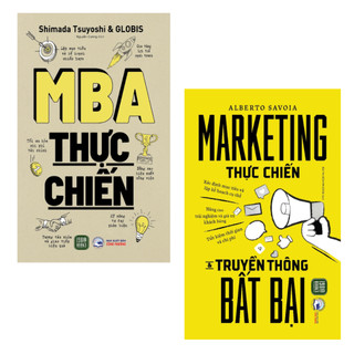 Sách combo 2 cuốn: marketing thực chiến & truyền thông bất bại+mba thực chiến