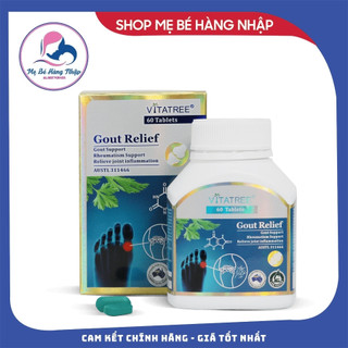 Viên uống hỗ trợ gout úc - vitatree gout relief 60 viên