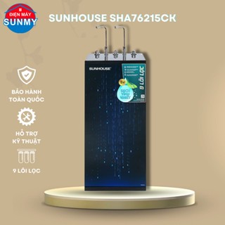 Máy lọc nước RO Hydrogen SUNHOUSE SHA76215CK 9 lõi nóng nguội lạnh - Hàng chính hãng