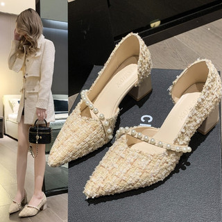 Giày Cao Gót Mũi Nhọn Công Sở Sang Trọng Phong Cách Hàn Quốc Cao Cấp - CG03