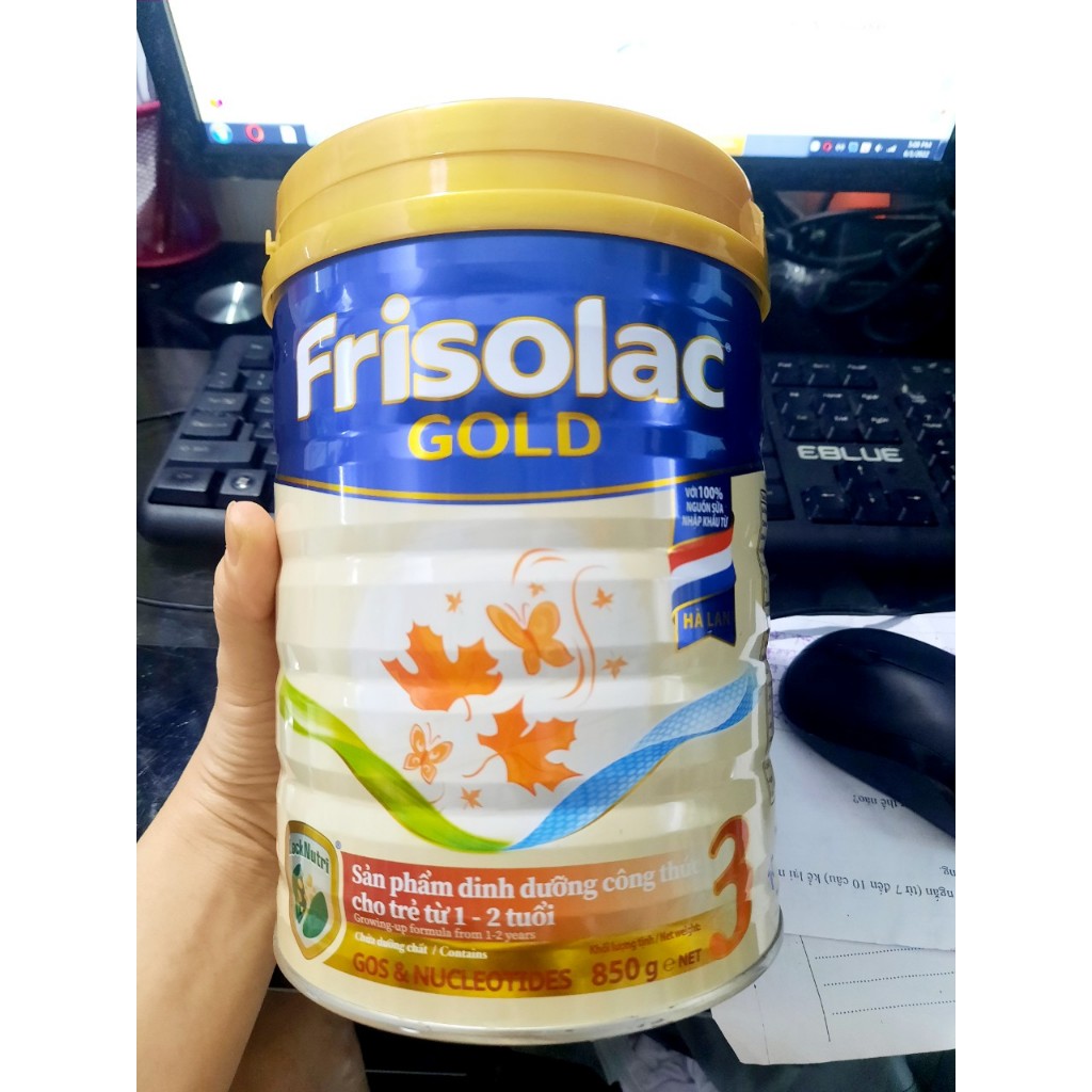 Sữa bột Frisolac Gold 3 _ 850g Date 9-2025