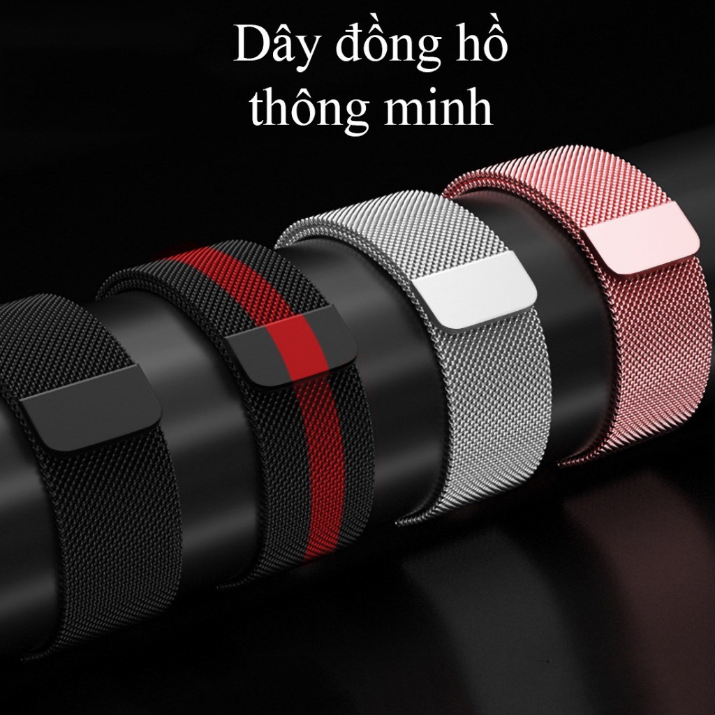 Dây đeo đồng hồ APW mẫu thép Milan ,chất liệu chắc chắn Series 6/5/4/3/2 /1 38mm 42mm 40mm 44mm