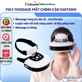  Máy massage mắt chỉnh cận DAITASHI GB 4706 mát xa vi dòng điều chỉnh cận thị chườm ấm rung bluetooth nghe nhạc 