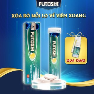 Viên Sủi Futoshi Giải Pháp Hỗ Trợ Viêm Xoang Sổ Mũi ViêmMũi Dị Ứng Hộp 20 Viên Tặng Lọ Xịt Phun Sương 20ml