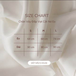 Chân Váy Đắp Vạt Cột Nơ Eo Form Basic Ba Màu Siêu Sang [Một Mẩu House]