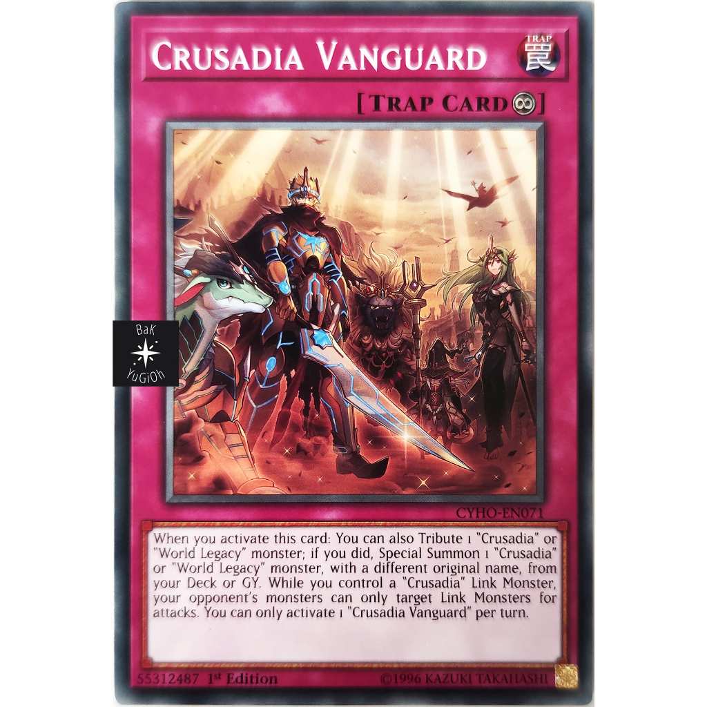 [BaK Yu-Gi-Oh] [Thẻ Bài Chính Hãng] Crusadia Vanguard |EN| Common