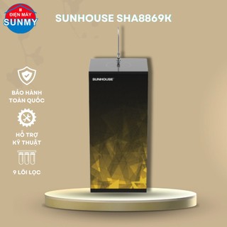 Máy lọc nước ro 9 lõi sunhouse sha8869k - bảo hành chính hãng