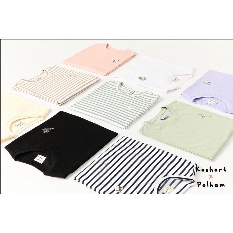 Áo thun Polham unisex Hàn Quốc ( Chính Hãng )
