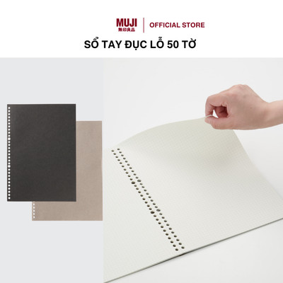 Sổ Tay Đục Lỗ 50 Tờ MUJI