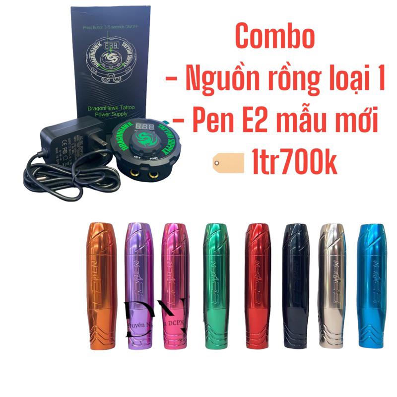 Combo ổn áp rồng loại máy pen E2