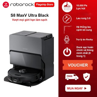 Robot Hút Bụi Lau Nhà Roborock S8 MaxV Ultra – Chính Hãng Bản Quốc Tế  – Bảo hành 24 tháng