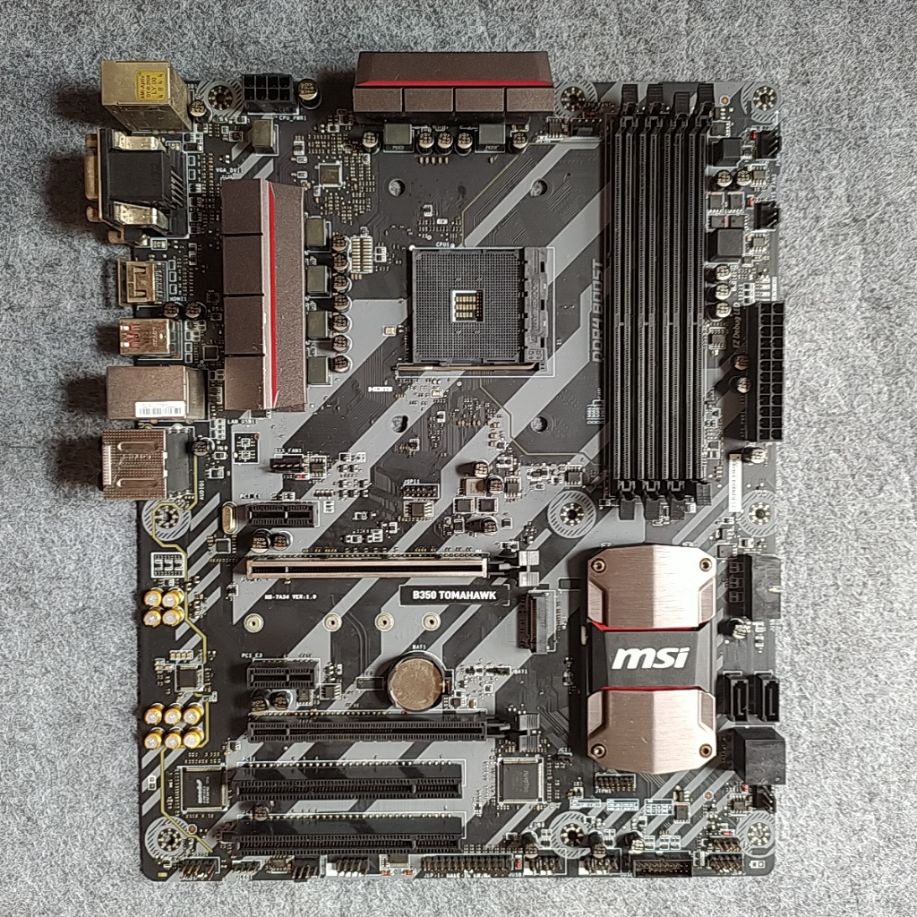 Bo mạch chủ MSI B350 TOMAHAWK cũ. Mainboard MSI B350 TOMAHAWK