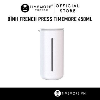 Timemore | bình pha cà phê french press u 450ml white