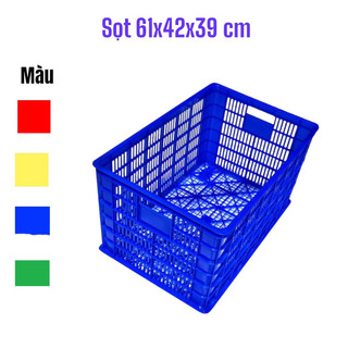 Sóng nhựa 61x42x39cm, gọi 0927374444 để mua sỉ, rổ nhựa, khay nhựa, thùng nhựa, thùng nhựa đựng đồ