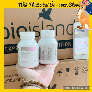 (Date 2026) DHA bầu Bioisland, Úc (60 viên) bổ sung DHA cho phụ nữ sắp mang thai, mẹ bầu và mẹ sau sinh