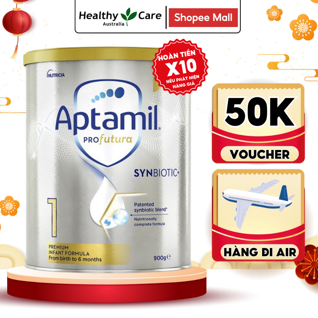 Sữa bột Aptamil Profutura Synbyotic Úc số 1 cho trẻ từ 0-6 tháng giúp bé tăng cường sức đề kháng, hỗ trợ trao đổi chất
