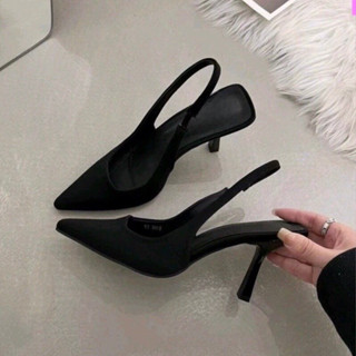 Sandal cao gót nữ Ngọc Trinh Store cao 7cm gót nhọn đơn giản dễ phối phù hợp dự tiệc