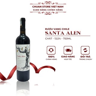 Rượu vang Chile chát Santa Alen Classic 13,5% chai 750ml nhập khẩu chính hãng