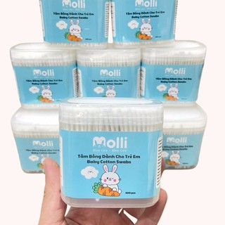 Tăm bông sơ sinh, bông tăm trẻ em, bông ngoáy tai cho trẻ đầu nhỏ GÒN an toàn - ChickBabyShop