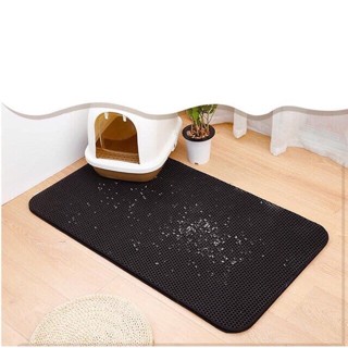 Thảm hứng cát mèo cho nhà vệ sinh khay chậu cát mèo cỡ đại 70*120 cm - Zippopet
