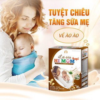  HI MOM Lợi Sữa Hapi - Giúp Gọi Sữa Về Mát Sữa Thông Tắc Tuyến Giảm Nguy Cơ Tắc Tuyến Sữa Áp Xe Hạn Chế Tắc Sữa 