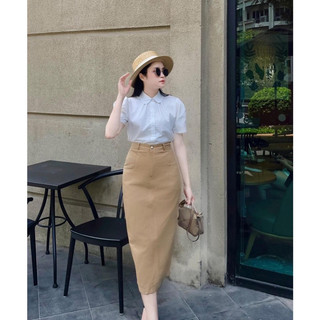 ☘️ ÁO SƠ MI LI XẾP CỔ SEN ☘️