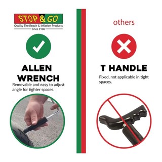 BỘ VÁ VỎ XE STOP&GO Không Cần Tháo Bánh Xe ( Chính hãng Mỹ)