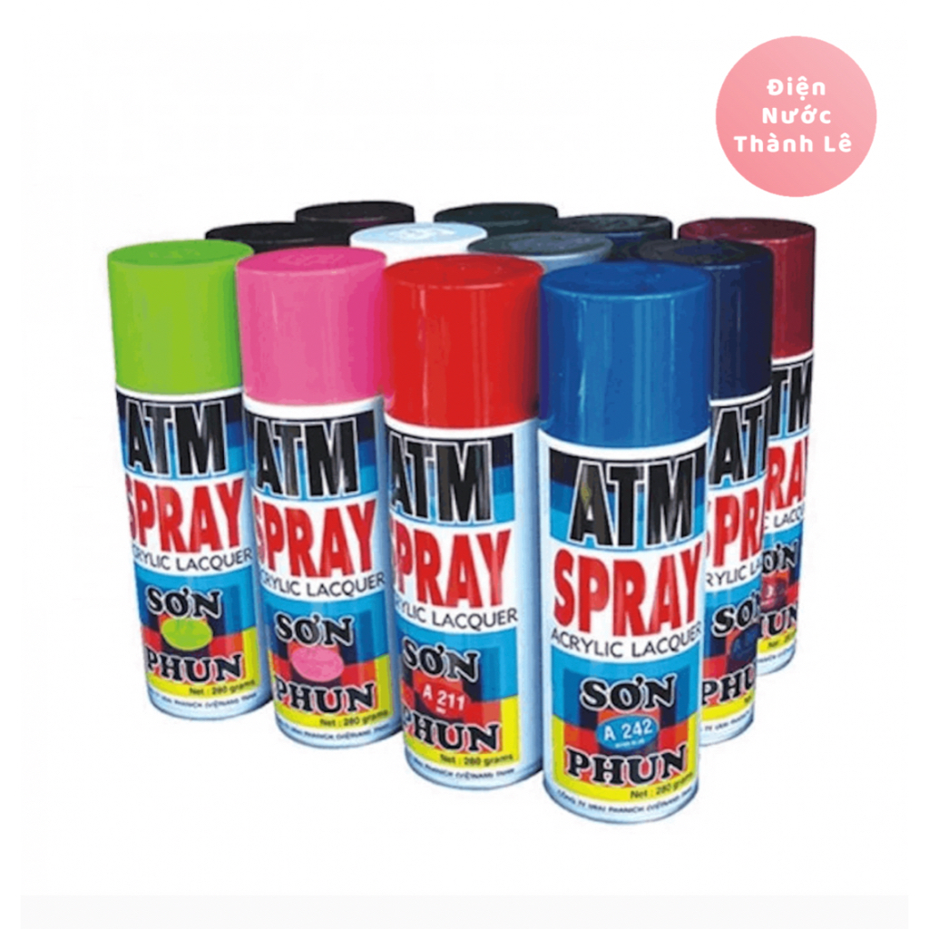 Sơn xịt ATM SPRAY đủ màu 400ml