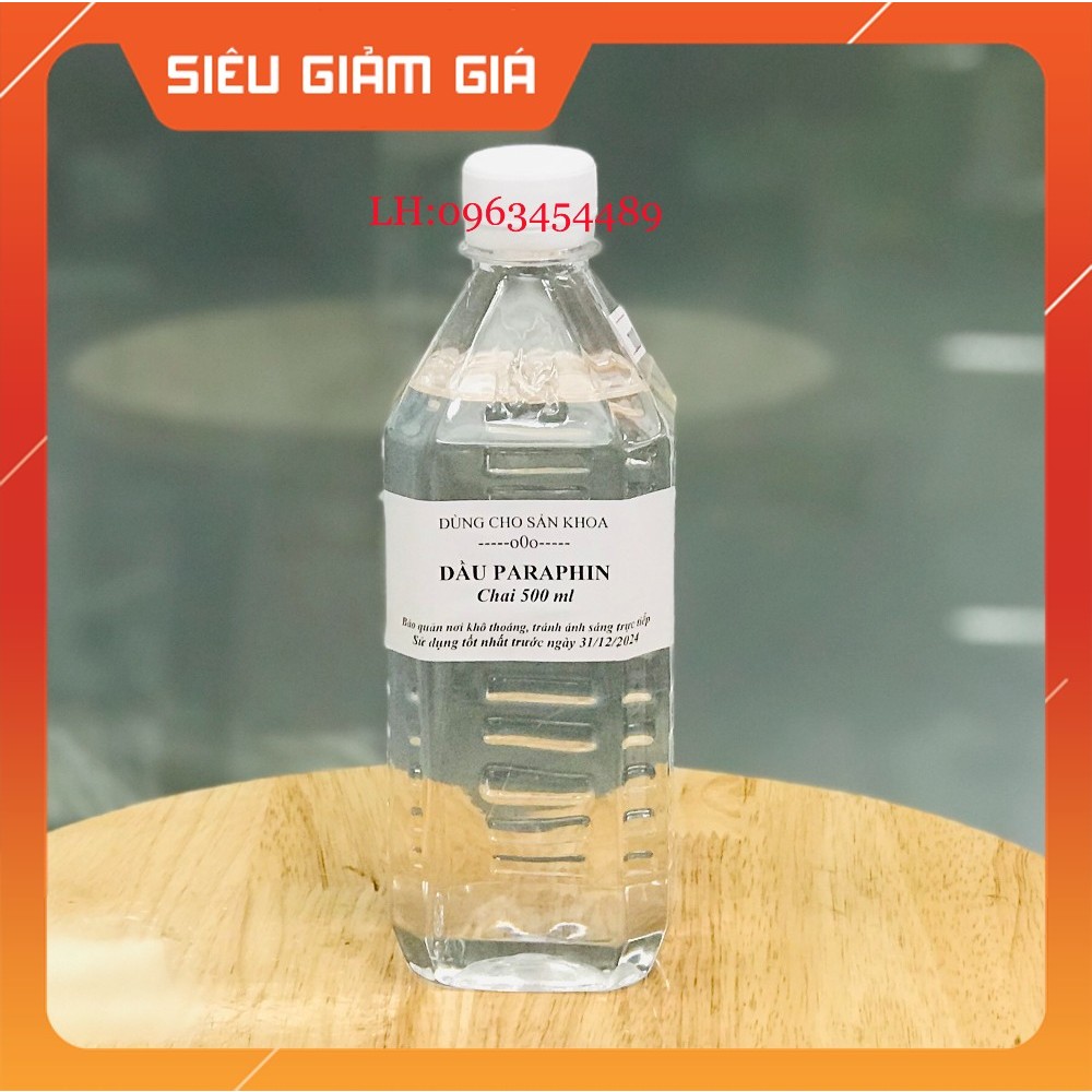 Dầu paraffil chai 500ml