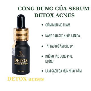 Detox kamel serum giảm mụn, karmel detox acnes, serum giảm mụn mờ thâm 10ml