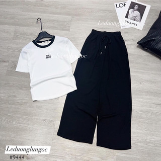 Set bộ miu miu tăm 3m nâu trắng đen