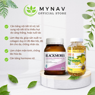 Viên Uống Tinh Dầu Hoa Anh Thảo Hàn Quốc Cân Bằng Nội Tiết Tố Nữ 300 Viên Và Blackmores Úc Evening Primrose Oil 190v