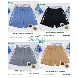 Quần cộc dokma bé trai dq2211 size 9-36m