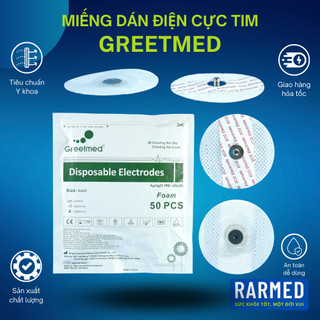 Miếng dán điện cực tim GREETMED dán đo điện tim - Nhiều cỡ