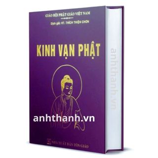 Sách - Kinh Vạn Phật (HT.Thích Thiện Chơn - Bìa Da)