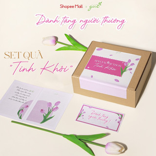 Set quà tặng mỹ phẩm độc quyền Tinh Khôi ý nghĩa, thiết thực bao gồm son và mỹ phẩm GUO (đã bao gồm hộp quà)