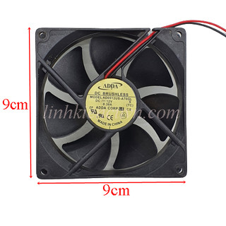 Quạt tản nhiệt 9x9x2.5 dòng 0.3a