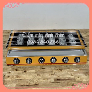 Bếp nướng BBQ bằng gas  6 họng 6 đầu đốt ET-K233