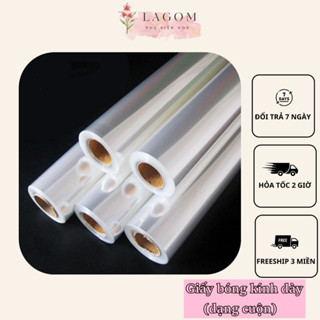Cuộn Giấy Bóng Kính Dày Trong Suốt Gói Hoa (70cm x 20M/cuộn)
