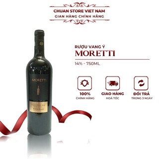 Rượu vang Ý Moretti Puglia nho Rosso Blend thượng hạng 14% chai 750ml nhập khẩu chính hãng