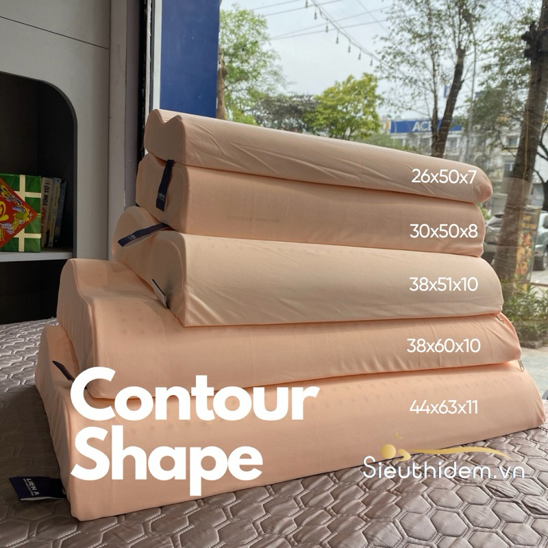 Gối cao su Liên Á Contour - Hàng chính hãng